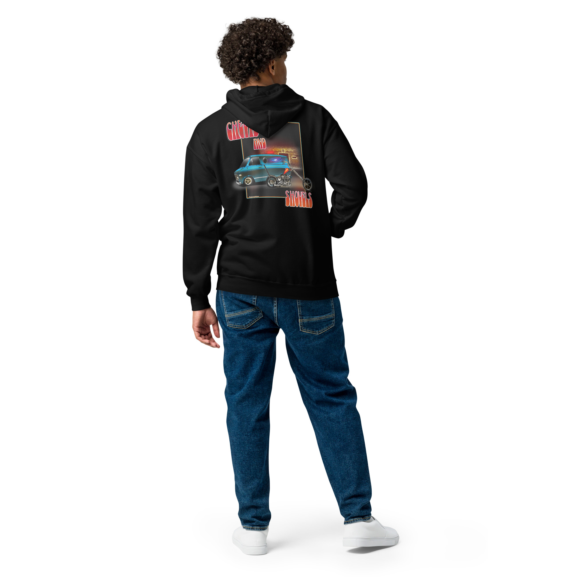 Chevys and Shovels - Unisex heavy blend zip hoodie