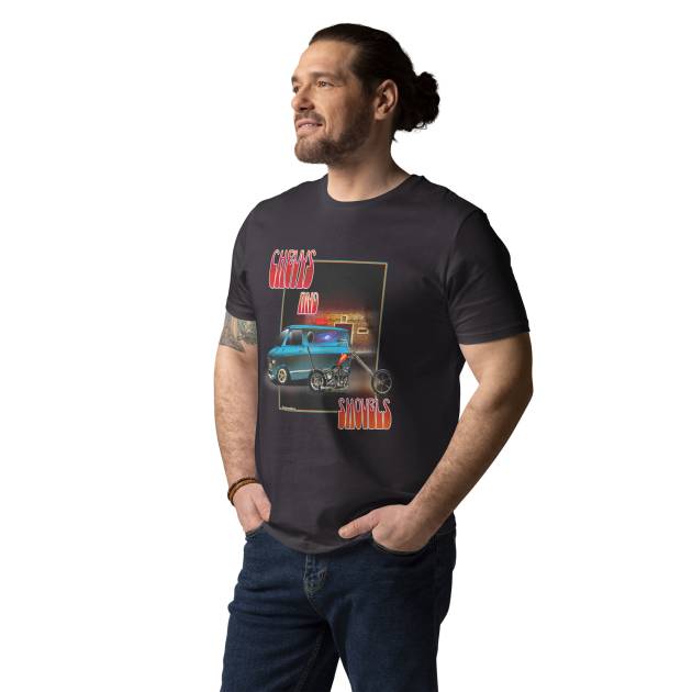 Chevys and Shovels - Unisex organic cotton t-shirt