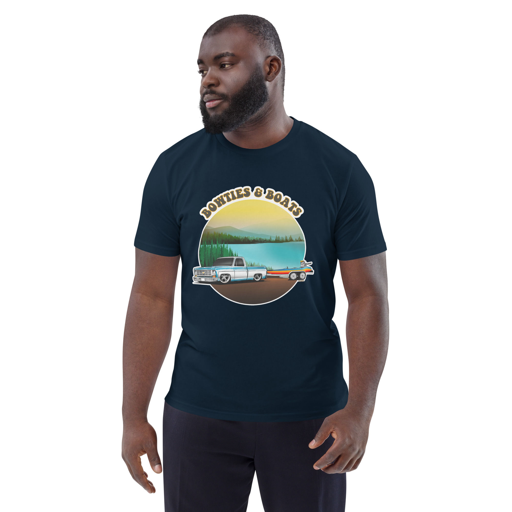 Bowties & Boats - Unisex organic cotton t-shirt - Image 3