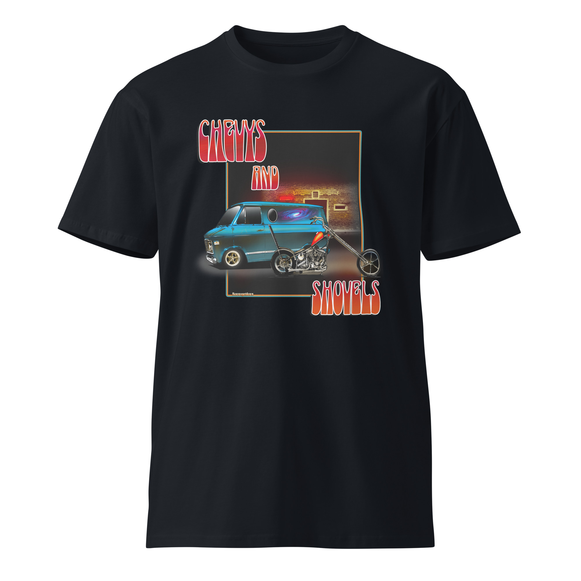 Chevys and Shovels - Unisex premium t-shirt - Image 2